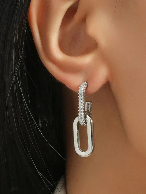 ジルコニア チェーンピアス