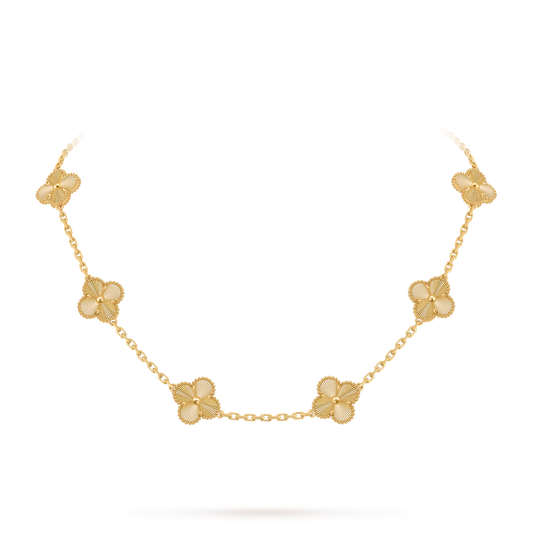 タマワ：四つ葉のクローバー ネックレス（10モチーフ）