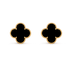 耀葉 — アシンメトリー クローバー ピアス