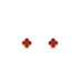 緋葉（ひは）— クローバーピアス