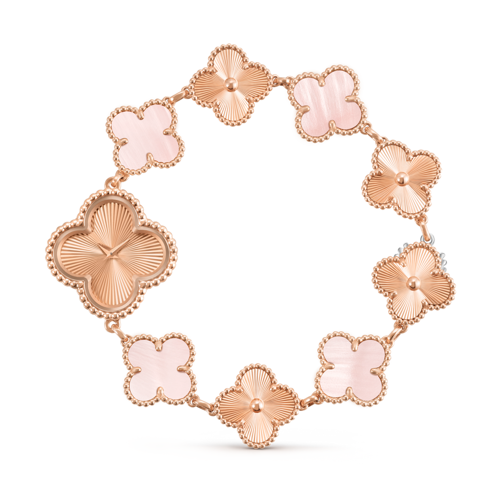 桜刻 — 四つ葉モチーフ ウォッチ