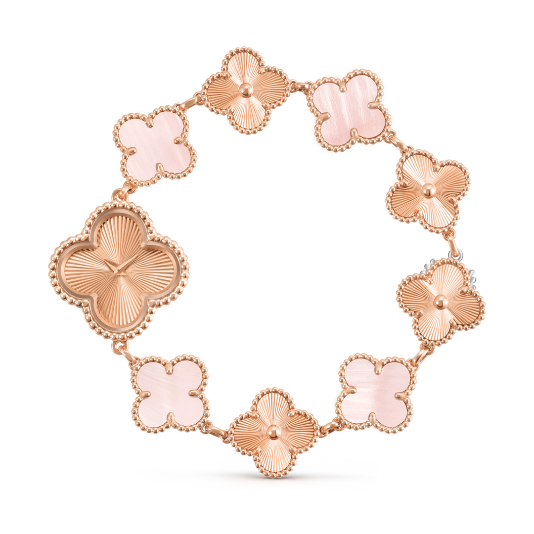 桜刻 — 四つ葉モチーフ ウォッチ