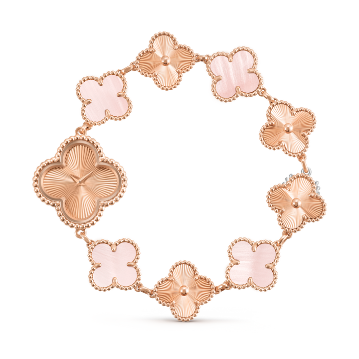 桜刻 — 四つ葉モチーフ ウォッチ