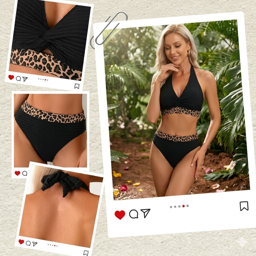 Audrey | Leopard Print Bikini Set