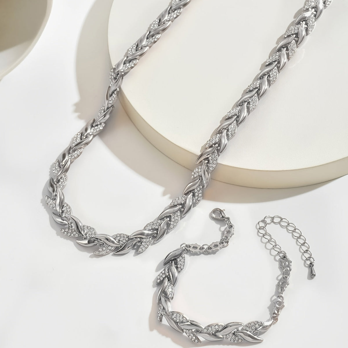 フィッシュテール ネックレス＆ブレスレットセット