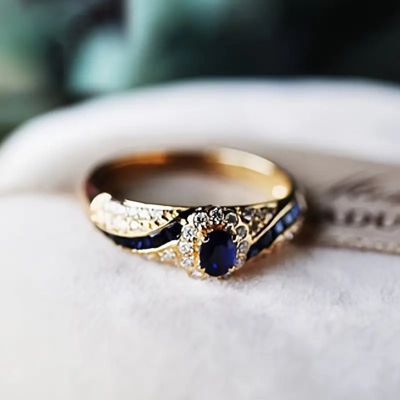 スカルプテッド ステートメントリング