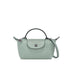 LONGCHAMP | ロンシャン レザートリム付き 折りたたみミニバッグ（ティファニーブルー）