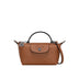 LONGCHAMP | ロンシャン レザートリム付き 折りたたみミニバッグ（ヘーゼルナッツ）