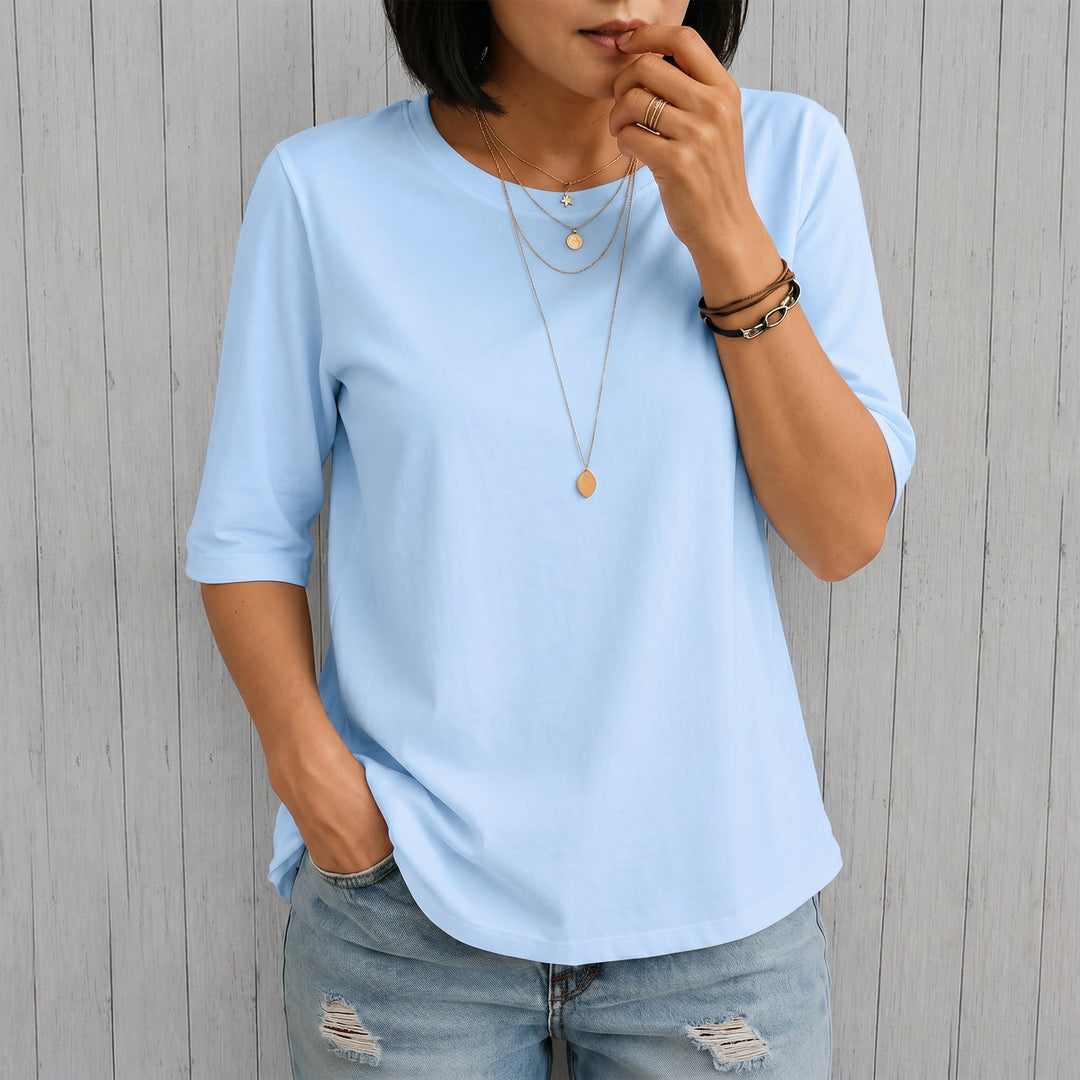 真由｜デイリーコンフォートスリーブTシャツ