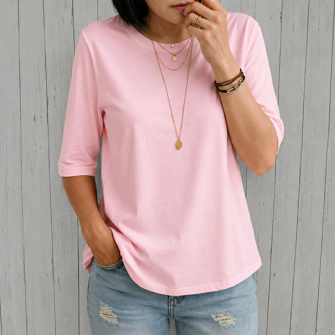 真由｜デイリーコンフォートスリーブTシャツ