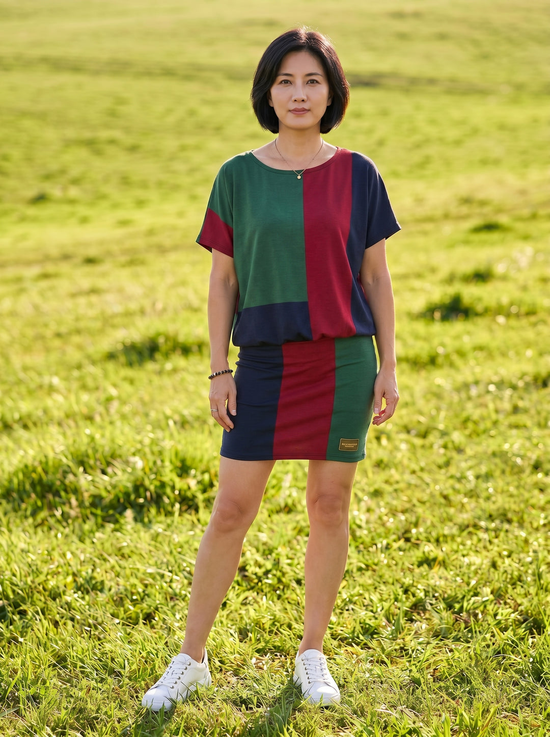 colour:Green Red Dark Blue