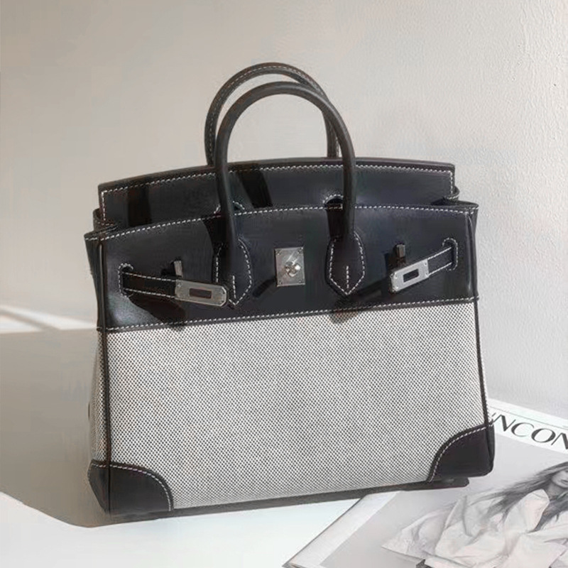 Vintage Handmade Canvas & Leather Travel Bag | バッグ