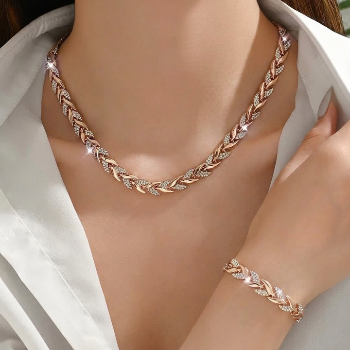 悠真｜ハンドクラフト フィッシュテール ペンダント ネックレス セット